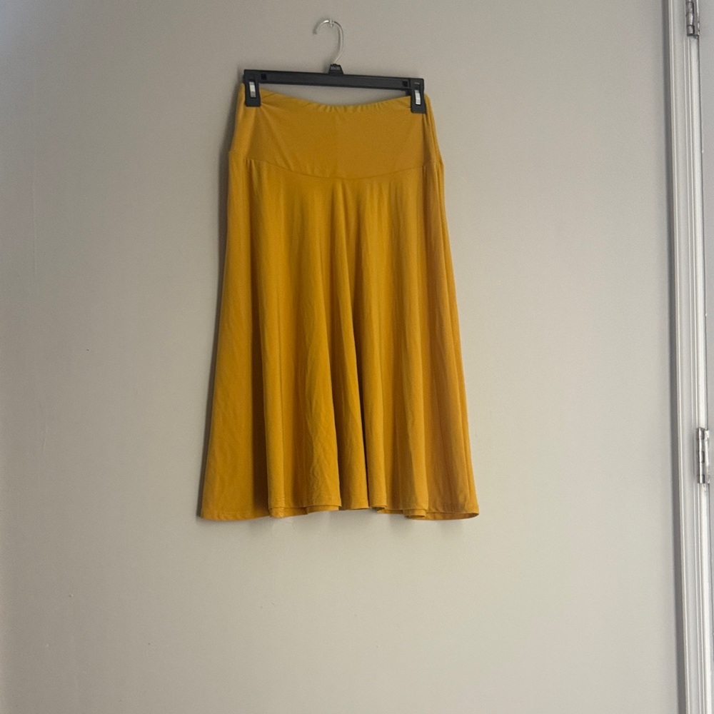 Elegant Mustard Yellow Women's Skirt